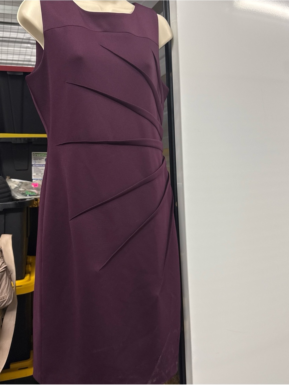 Calvin Klein Girls' Plum Wine Purple Dress
